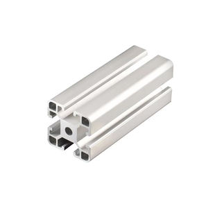 Profilés en aluminium anodisé 6063 à grain de bois, tubes rectangulaires, profilés décoratifs en aluminium - Product Image 1