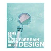 Pommeau de Douche Coréen de Haute Qualité, Vente en Gros Directe Usine, Super Jet Économiseur d'Eau, Pulvérisation Soyeuse avec Ions Négatifs PURE RAIN