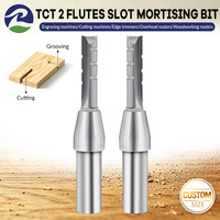 Fraise à mortaiser en carbure soudé haute fréquence RENLI à 2 dents pour machines à bois – Pièces de rechange