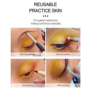 Kit de Entrenamiento Facial de Silicona al por Mayor para Tatuajes Permanentes y Maquillaje, Incluye Ojos y Tablero de Práctica con Máscara - Product Image 5