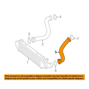 OEM 12-15C250ターボターボチャージャーインタークーラー-メルセデス用アウトレットホース2045282582 - Product Image 3