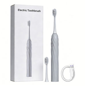 Brosse à dents sonique de voyage, batterie 1200 mAh, autonomie de plusieurs mois, 40400 VPM, 5 modes, poils DuPont, étanche IPX7 - Product Image 1