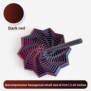 Jouet anti-stress en forme d'étoile imprimé en 3D, vente directe usine, jouet polygonal transfrontalier avec poignée en plastique - Product Image 6