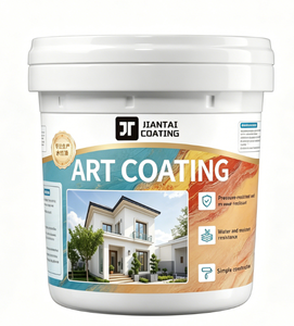 Pintura de efecto mármol para paredes, suministro de fábrica JIANTAI, revestimiento con efecto piedra, duradero para interiores y exteriores, renovación de casas y villas. - Product Image 3