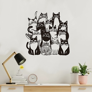 Decorazioni murali Art Déco, sculture a tema animale per la casa, ideali per negozi di animali e come regalo per i nuovi proprietari di casa. - Product Image 2