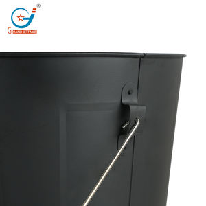 Seau à cendres en métal de 6.4 gallons vente directe ensemble d'outils de <span class=keywords><strong>cheminée</strong></span> accessoires de <span class=keywords><strong>cheminée</strong></span> revêtement en poudre pour <span class=keywords><strong>cheminée</strong></span> intérieure - Product Image 5