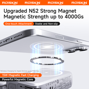 Sạc dự phòng từ tính 10000mAh mới năm <span class=keywords><strong>2025</strong></span> với đầu sạc gấp gọn 22.5W <span class=keywords><strong>Max</strong></span>, thiết bị cần thiết khi đi du lịch dành cho iPhone 16 15 - Product Image 6