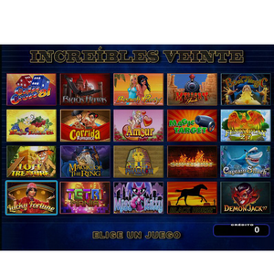 Phổ biến 20in1 đa trò chơi màu đỏ <span class=keywords><strong>PCB</strong></span> hỗ trợ SAS hệ thống ngôn ngữ Tây Ban Nha Màn hình kép Paula trò chơi Bo mạch chủ cho các máy trong Peru - Product Image 3