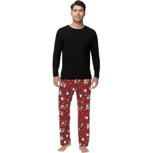 เอ-แบล็คคริสต์มาส เอลค์บนพื้นแดง