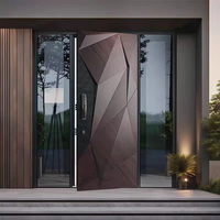 Portail de clôture moderne en aluminium robuste, grille de sécurité antivol pour jardin, villa, allée extérieure résidentielle, personnalisable