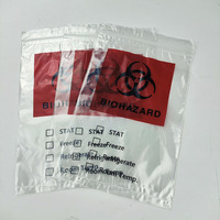 Sacs d'échantillons cliniques à risque biologique de laboratoire en plastique autoclavable Emballage médical de poche Spécimens cliniques autoclavables
