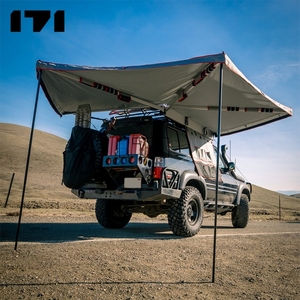 Toldo <span class=keywords><strong>para</strong></span> Lateral de Auto 3x3, Toldos 180, Carpa Independiente <span class=keywords><strong>para</strong></span> Camioneta, Portaequipajes de Techo Todoterreno 4x4, Estuche Rígido 270 - Product Image 4