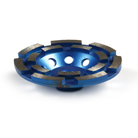 180MM Double Rangée Diamant Meules pour Pierre Mur de Béton et De Polissage De Plancher