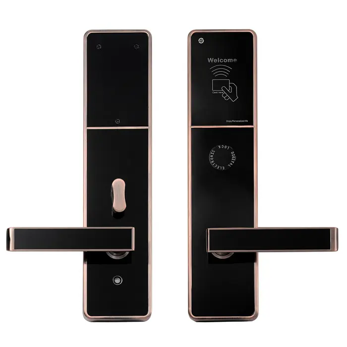 TOP QUALITY RFID Smart Hotel Swipe Key Card Door Lock With Free Door Lock Management System keyless door lock