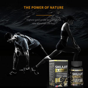 Complément alimentaire super-aliment 8-en-1 Shilajit de l'Himalaya <span class=keywords><strong>avec</strong></span> oligo-éléments Capsules de Shilajit pour hommes et femmes pour la vitalité et la cognition - Product Image 5