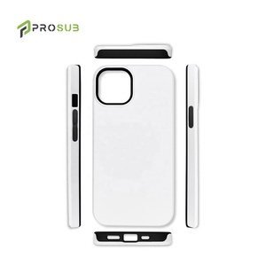 เคสโทรศัพท์เปล่าสำหรับพิมพ์ลายแบบซับลิเมชั่น Prosub Wholesale สำหรับ iPhone 14 Pro Series  แบบเคลือบ 3 มิติ <span class=keywords><strong>2</strong></span> in 1 แข็งแรงทนทาน - Product Image 3