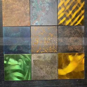 EX301 Vintage Stainless Steel 304 Living Room Decorative <b>Sheet</b> Hard Durable <b>Wall</b> <b>Cladding</b> Embossed Antique Stainless Steel <b>Sheet</b> - Product Image 4