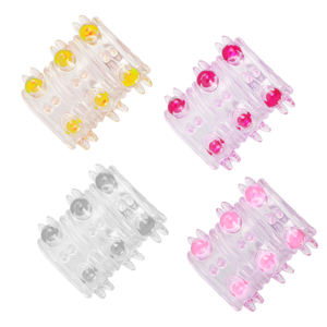 1PCS <span class=keywords><strong>Penis</strong></span> ringe Kondome Perlen <span class=keywords><strong>Penis</strong></span> vergrößerung für Männer Ärmel Gummi Sexspielzeug Vagina Stimulator - Product Image 5