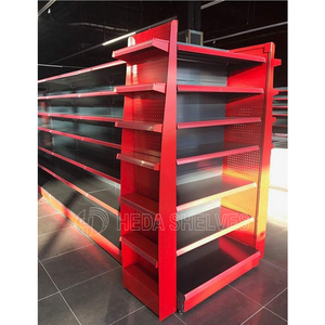 Scaffali usati del negozio dello scaffale di esposizione del supermercato dello scaffale del negozio del metallo di dimensione su misura da vendere - Product Image 5