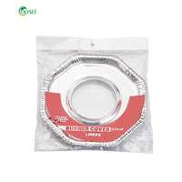 Dia 197MM En Aluminium De Poêle Brûleur À Gaz Bavoir Doublures Jetables