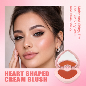 Rubor en Crema de Alta Calidad a Precio Económico, Color Rojo Rosado, Ideal para Piel Madura, Maquillaje Cremoso - Product Image 3