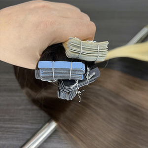 Remy Européenne Invisible Tape-In Technique avec Double Drawn Cheveux Naturels Teints Sans Couture Injection Extensions de Cheveux Humains Vente en gros - Product Image 1
