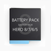 Gran oferta de baterías de repuesto de litio recargables para batería Gopro Hero para Gopro Hero 5 6 7 8 Batería completamente decodificada