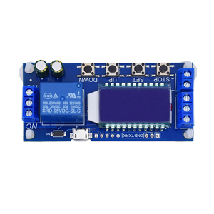 Micro <b>USB</b> Digital LCD Display Time Delay Relay Module 6-30V Control Multifunction Timer <b>Switch</b> Toggle Trigger Cycle - Product Image 1