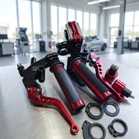 Kit combiné de frein à disque hydraulique et embrayage à pompe CNC de qualité AAA pour moto avec poignée et embout