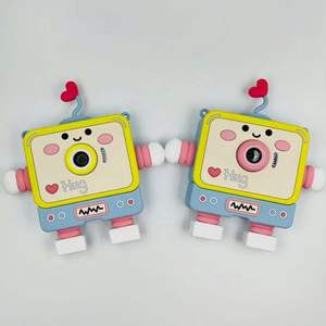Children Cartoon Robot Camera 1080P HD Kids Digital Camera ABS Cases 180 Wide Angle 32GB Built-in <b>Memory</b> Toys Birthday <b>Gifts</b> - Product Image 2
