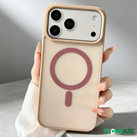 Coque de téléphone avec protection d'objectif givrée en PC et TPU, compatible avec la charge sans fil pour iPhone 18, 18 Pro, 18 Pro Max, 18 Air