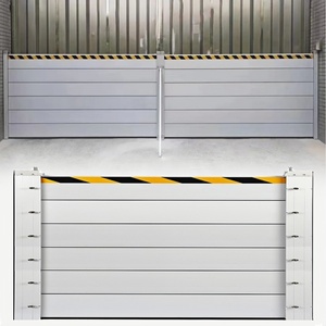 Système de défense contre les inondations industrielles : Barrière anti-débordement robuste en <span class=keywords><strong>aluminium</strong></span> <span class=keywords><strong>Hydro</strong></span> Wall, Planches de sécurité segmentées - Product Image 2