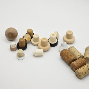 와인 위스키를위한 맞춤형 프리미엄 T 자형 코르크 조합 스토퍼 공장 도매 28mm 32mm - Product Image 4