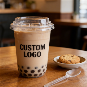 Vaso Redondo de Plástico de 32oz con Tapa para Camping, Té Boba, Bebidas - Product Image 3