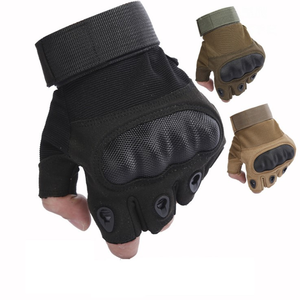 Vente en gros de gants tactiques durs pour articulations demi-doigts Gants d'équitation et de combat respirants pour la chasse et la randonnée avec paume antidérapante - Product Image 2