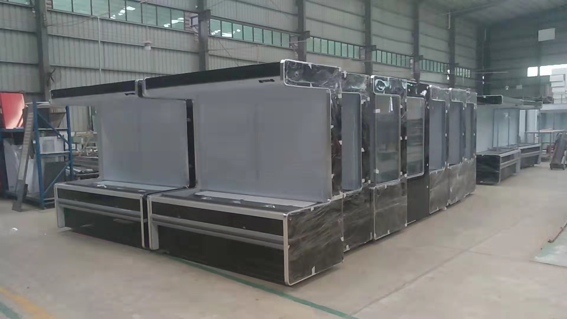 商業用スーパーマーケット機器オープンショーケース飲料ディスプレイ