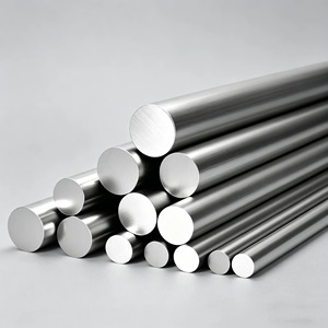 Barres rondes en alliage d'aluminium anodisé 6061 6063 de 10 mm, personnalisées par les fournisseurs d'usine - Product Image 1