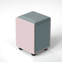 Armoire de classement de bureau portable simple et de haute qualité avec tiroir mobile à poulie