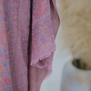 Vêtements islamiques Loriya pour femmes, abaya de luxe en pashmina, style Dubaï, abaya modeste pour femmes, robe musulmane avec hijab - Product Image 4