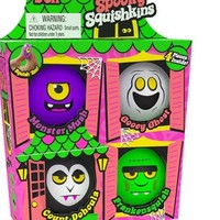 Lot de 4 jouets populaires à pincer pour les doigts, thème maison hantée d'Halloween, décompression et relaxation, vente chaude transfrontalière