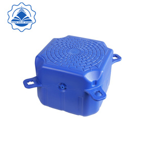 Blocs flottants modulaires en HDPE à longue durée <span class=keywords><strong>de</strong></span> vie pour pontons <span class=keywords><strong>de</strong></span> pêche, pont flottant avec une durée <span class=keywords><strong>de</strong></span> vie <span class=keywords><strong>de</strong></span> 15 ans, 500x500x400mm, flottabilité <span class=keywords><strong>de</strong></span> 350kg/m - Product Image 6