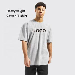 Venta al por mayor personalizado Digital DTG impreso peso pesado de gran tamaño gota hombro grueso 100% algodón hombres mujeres camiseta Unisex - Product Image 1