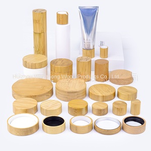 Flacon de crème pour les yeux en plastique <span class=keywords><strong>Laitu</strong></span> avec bouchon en bois de bambou 100g, pot de crème scellé - Product Image 2