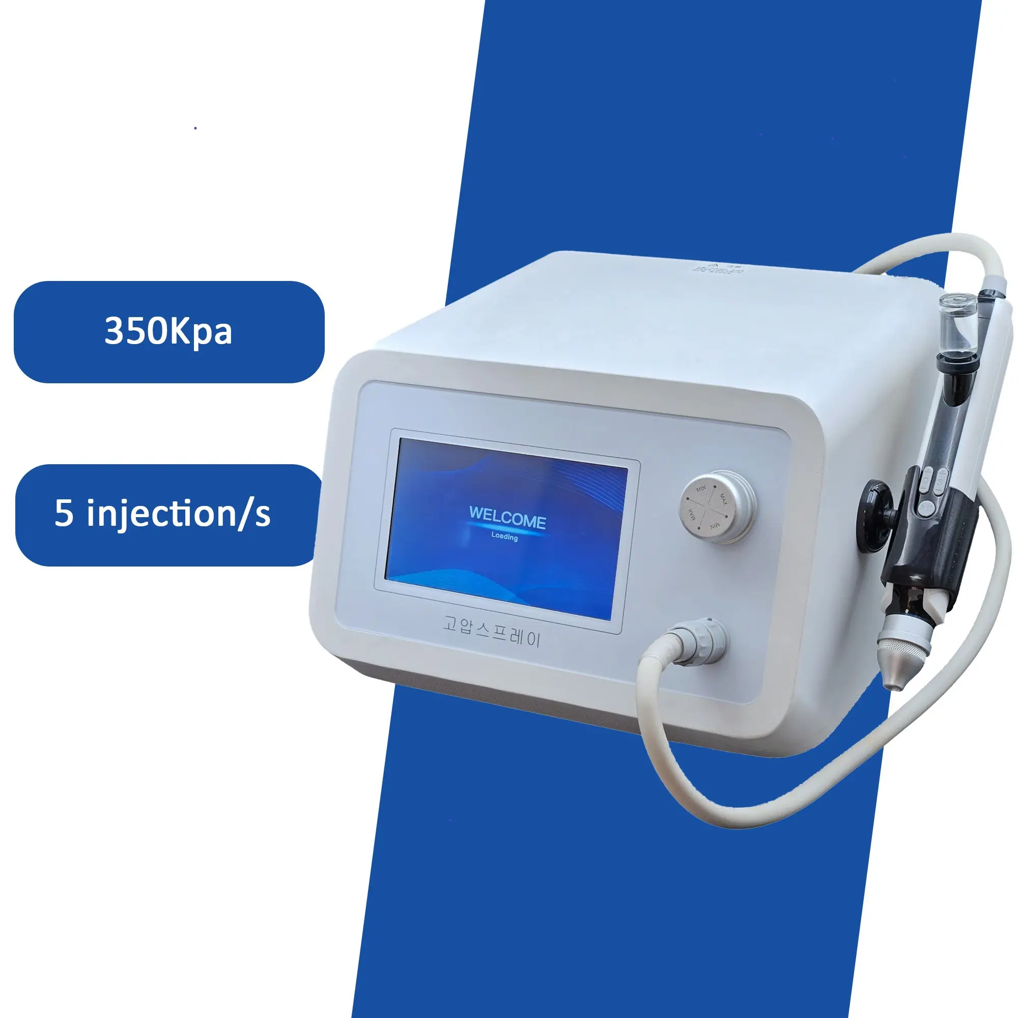 High Pressure Oxygen Injection Mesotherapy Device Needle-Free 330 Kpa Super-Strong Pressure