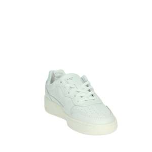 D.A.T.E. Sneakers da Ragazza Bianche e Teal in Tela, Scarpe Trendy - Product Image 5