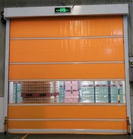 Portes rapides à enroulement latéral en PVC, technologie de pointe, modernes, étanches, pour atelier, ouverture électrique, personnalisables, livraison rapide
