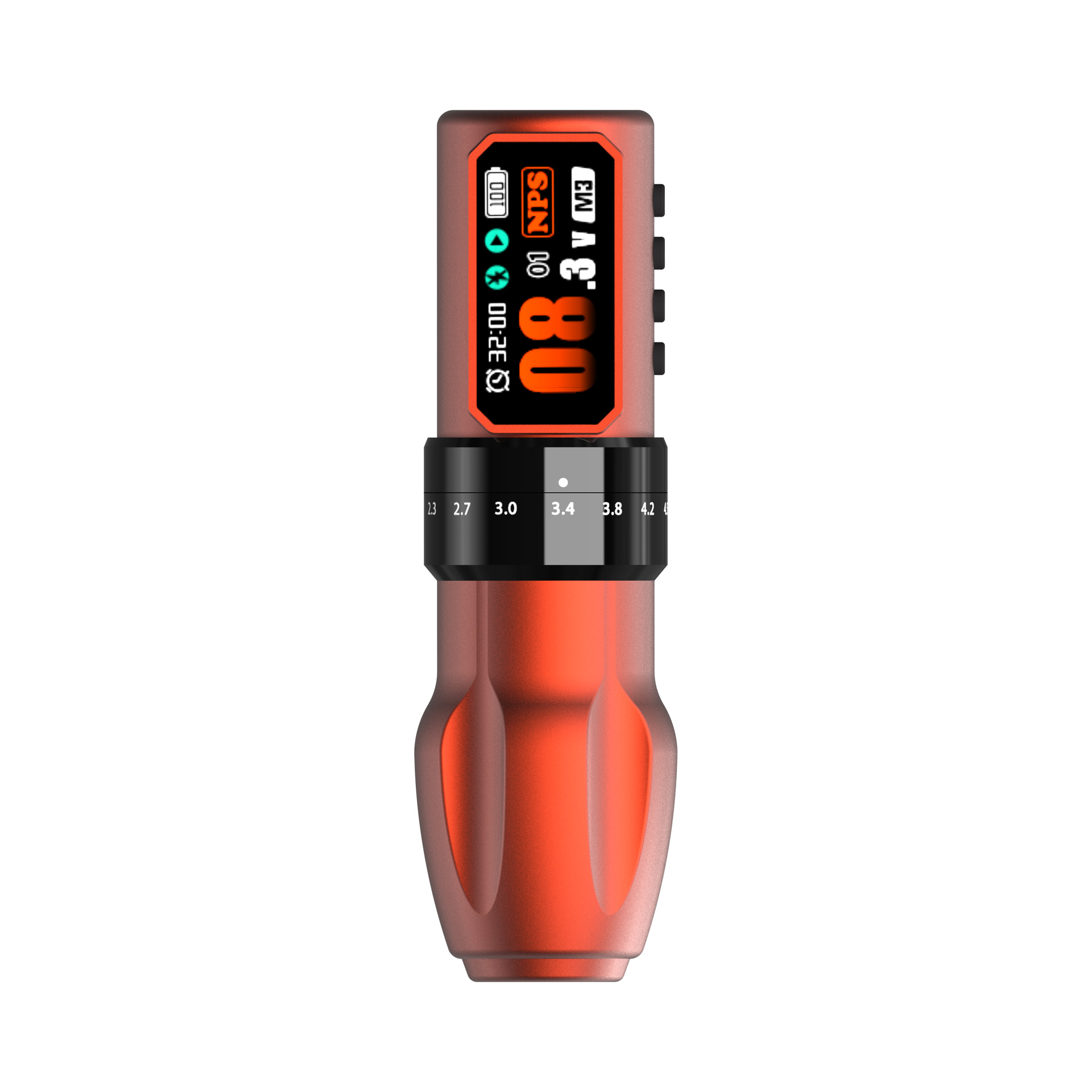 C style orange with black ring