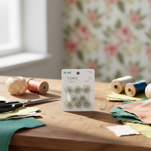 ILAN Fiori Decorativi da 2,5 cm per Lavori Creativi, Set da 8 Pezzi - Product Image 3