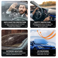 Film de protection de pare-brise KPU de qualité supérieure, anti-explosion, anti-pierre, pour vitres de voiture
