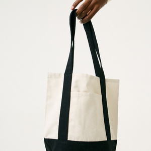 Bolsa de almuerzo funcional de tela reciclada, adecuada para la escuela, el trabajo, viajes, transporte diario de comidas, con asa cómoda. - Product Image 5